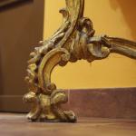 Console Table - wood, marble - 1800