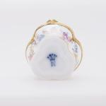 Box - brass, white porcelain - 1900
