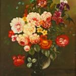 Still Life with Flowers - wood - 1950
