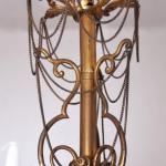 Ten Light Chandelier - bronze, crystal - 1870