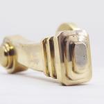 Door handle, polished brass