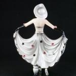 Porcelain Dancer Figurine - glazed stoneware - Goldscheider Wien - 1933