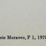 Alois Moravec - Exlibris, PF 1982, Invitation 