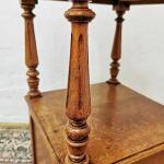 Bedside Table - solid oak, brass - 1920