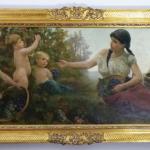 Boys - wood, canvas - Vojtch Bartonk - 1888