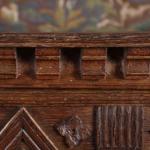 Chest - solid oak - 1770