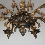 Eight Light Chandelier - bronze - 1880
