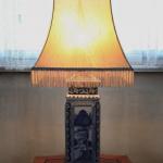 Table Lamp - fabric, glazed porcelain - 1965