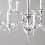 Crystal cut glass chandelier