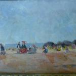 On the beach - 1900