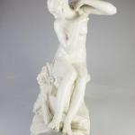 Porcelain Lady Figurine - white porcelain - Porcelánka Míšeò - Meissen - 1970