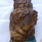Table porcelain lamp - Owl