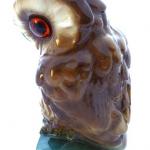 Table porcelain lamp - Owl