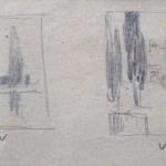 Ferdinand Engelmller - Four pencil drawings