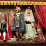 Puppet Theatre - solid wood, fabric - 1900