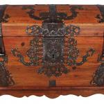 Chest - solid wood, metal - 1720