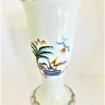 Porcelain Vase - painted porcelain - Pirkenhamer - EPIAG - 1930