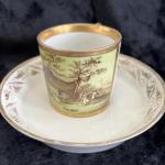 Cup and Saucer - porcelain - Vden,Rakousko - 1815