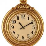 Clock - solid wood - 1870