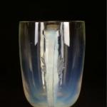 Vase - opal glass, pressed glass - VERLUX PARIS, Francie - 1930