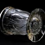Vase - colorless glass, cut glass - Heinrich Hoffmann, František Pazaurek - 1930