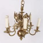 Six Light Chandelier - brass - 1750