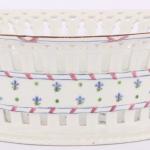 Porcelain Basket - white porcelain - 1810