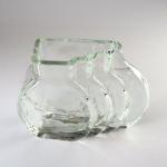 Vase - clear glass - 1990