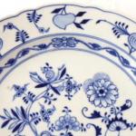 Large plate, onion pattern - Klsterle 1895 - 1945