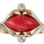 Ladies' Gold Ring - gold, diamond - 1950