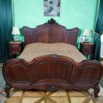 Bedroom Furniture - solid oak, marble - 1880