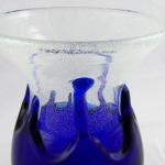 Vase with cobalt glass - Pavel Jezek, Skrdlovice