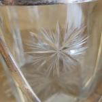 Glass Jar - clear glass - 1930