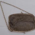 Silver plated pouch - handbag