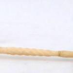 Biedermeier silver ladle with handle