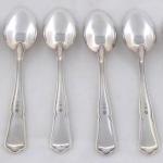 Six silver-plated teaspoons - Sandrik