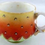 Cup with saucer - Strawberry