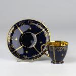Cup and Saucer - cobalt - 1920
