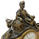 Mantel Clock - bronze - 1880