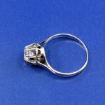 White Gold Ring - gold, brilliant cut diamond - 2000