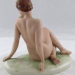 Sitting naked girl - Royal Dux