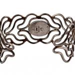 Silver Bracelet - silver, Malachite - 1970