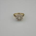 Ring - white gold, diamond - 1990