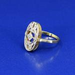 Gold ring with diamond, Au 585/1000/ 2,80 g
