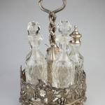 Silver Table Set - cut glass, silver - 1890