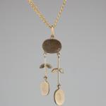 Necklace - metal, Almandine - 1910