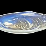 Glass Dish - opal glass - 1920