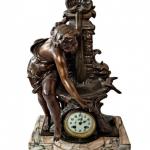 Figural Mantel Timepiece - 1880