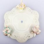 Pedestal Bowl - white porcelain - 1930