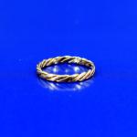 Gold ring and bracelet